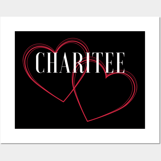 Charitee Black Heart Wall Art by Charitee